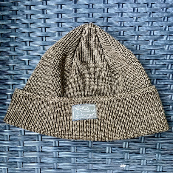 Polo by Ralph Lauren Brown Beanie. - Picture 4 of 4